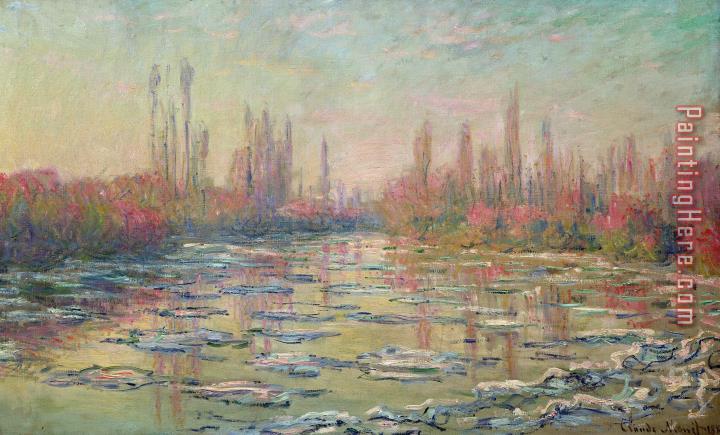 Claude Monet The Thaw on the Seine